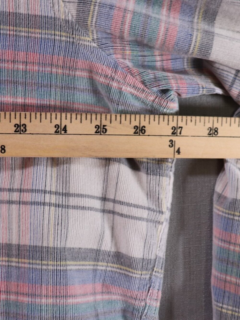 Tommy Bahama Mens 1XL Coastline Cloud Cream Soft Cord Plaid Long Sleeve Shirt - Picture 8 of 11